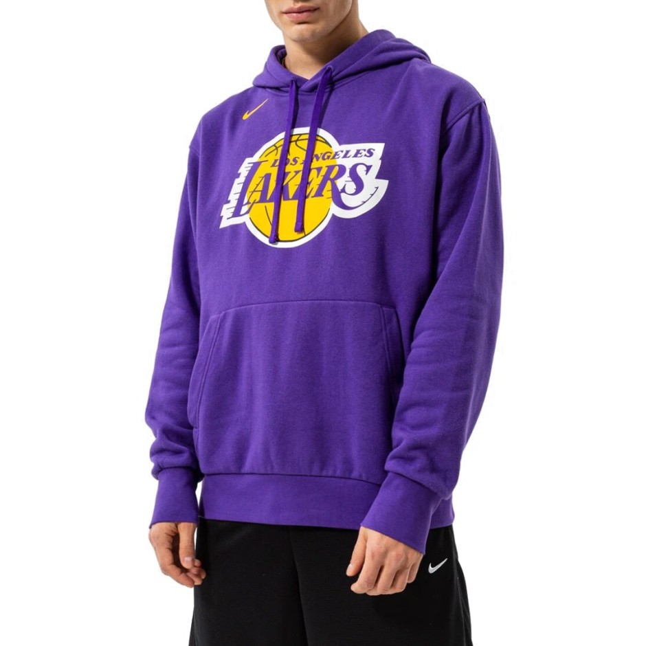 Nike NBA Los Angeles Lakers Fleece Men's Hoodie Purple DN4709-504