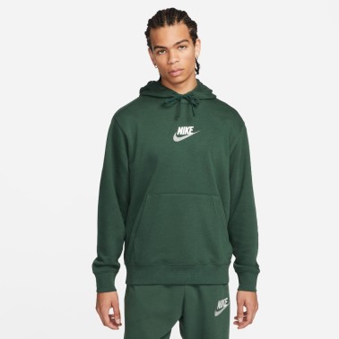 Nike Club Πράσινο - Ανδρική Μπλούζα Φούτερ