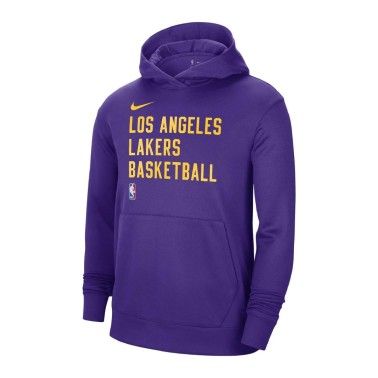 Nike Los Angeles Lakers Spotlight Μωβ - Ανδρική Μπλούζα Φούτερ Μπάσκετ
