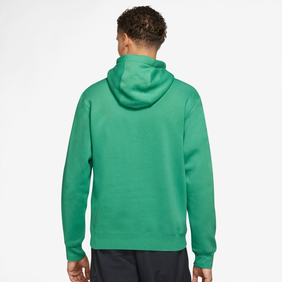 Nike Sportswear Club Fleece Πράσινο - Ανδρική Μπλούζα Φούτερ Με Κουκούλα