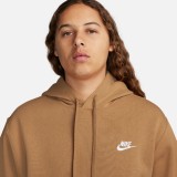 Ανδρικό Φούτερ Καφέ - Nike Sportswear Club Fleece Εικόνα 0