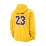 Ανδρικό Φούτερ NBA Κίτρινο - Nike Los Angeles Lakers Club Εικόνα 0
