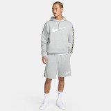 NIKE M NSW REPEAT SW FLC PO HOOD BB DX2028-066 Grey Image 3