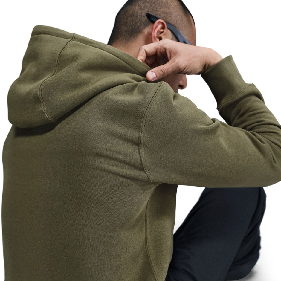 NIKE M NK CLUB HOODIE FN3859-222 OLIVE
