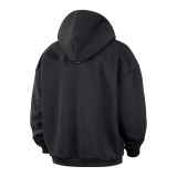 Men's NBA Hoodie Black - Nike Chicago Bulls Standard Issue Image 0