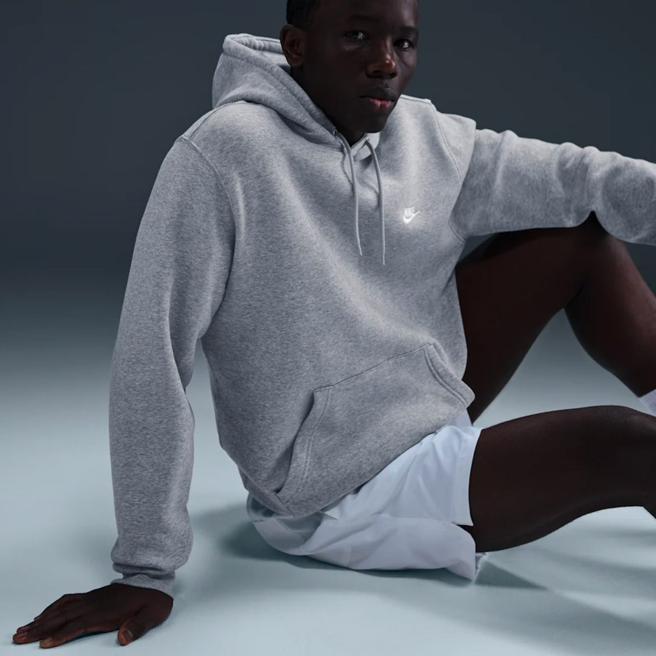 Ανδρικό Φούτερ Γκρι - Nike Club