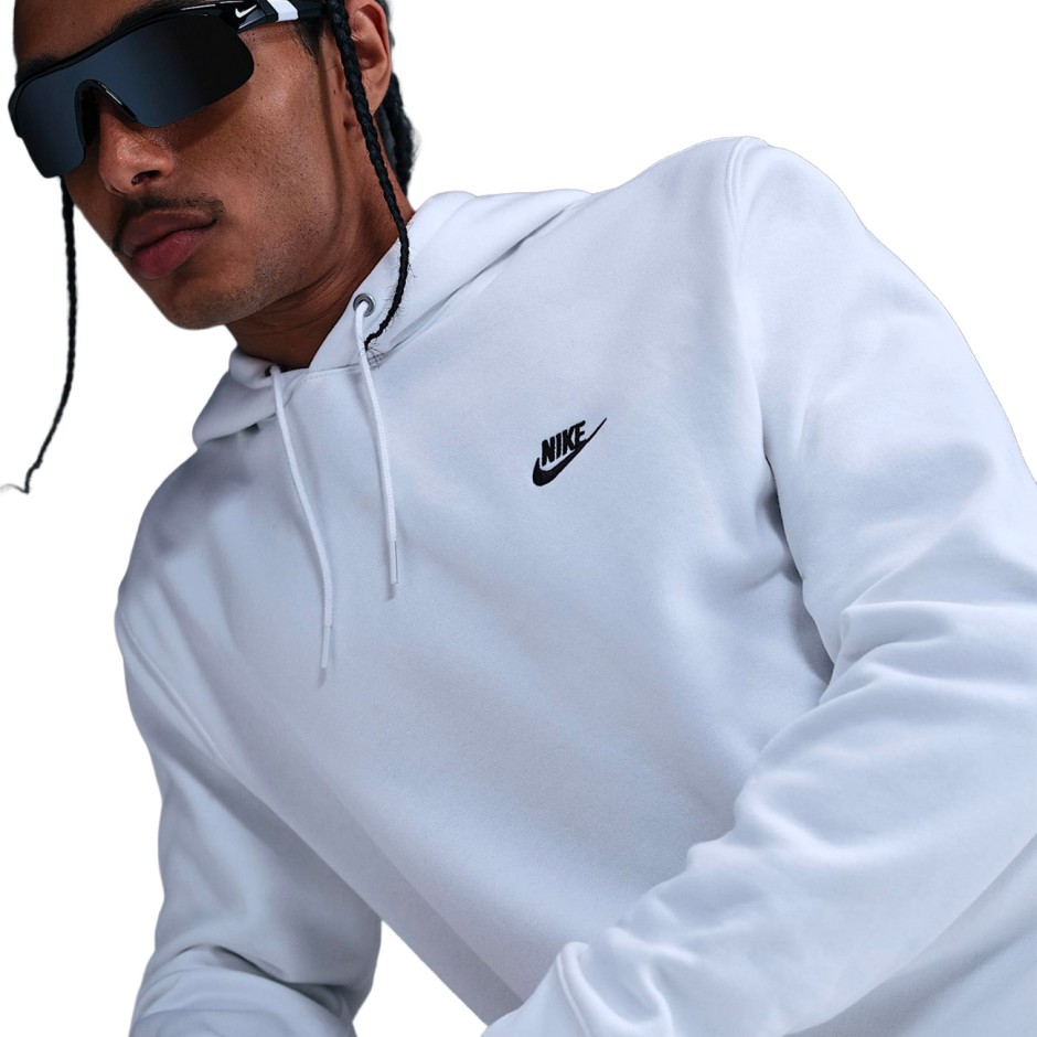 Ανδρικό Φούτερ Λευκό - Nike Club