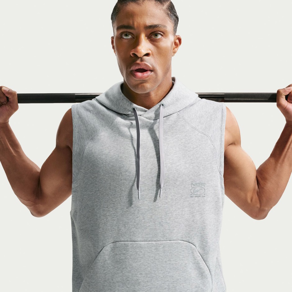 NIKE M NK DF NAC SLVLS FLC HOODIE IQ5551-077 Grey