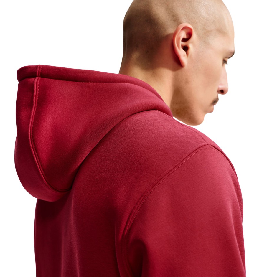 Men's Hoodie Red - Nike Club