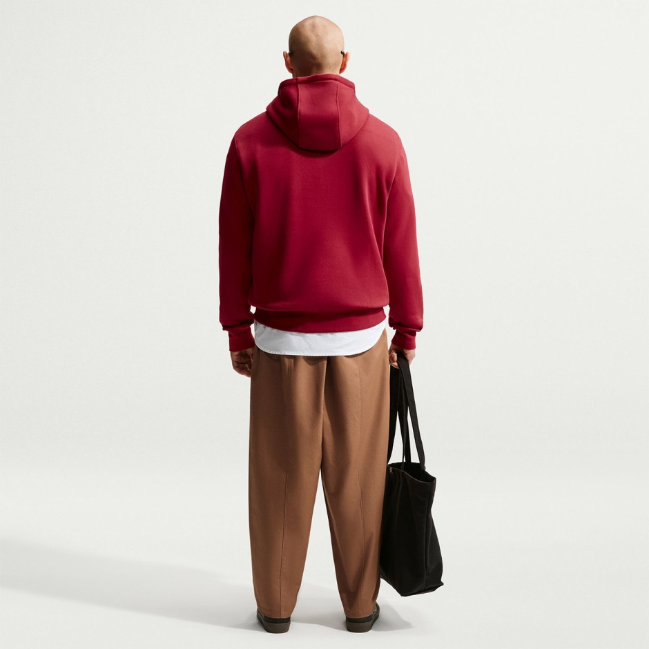 Men's Hoodie Red - Nike Club