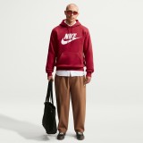 Men's Hoodie Red - Nike Club Image 3