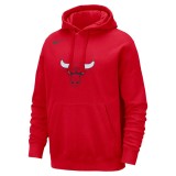 Ανδρικό Φούτερ NBA Κόκκινο - Nike Chicago Bulls Club Εικόνα 
