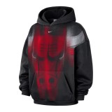 Men's NBA Hoodie Black - Nike Chicago Bulls Standard Issue Image 