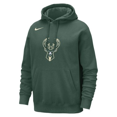 Nike Milwaukee Bucks Πράσινο - Ανδρική Μπλούζα Φούτερ Μπάσκετ
