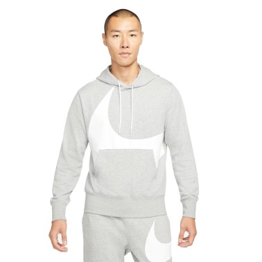 NIKE SPORTSWEAR SWOOSH PULLOVER HOODIE DH1027-063 Γκρί