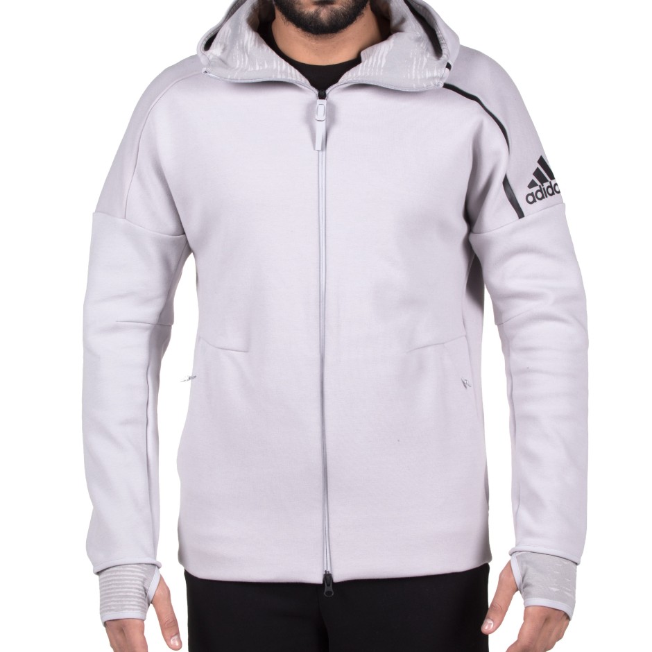 Adidas zne hoodie grey sales