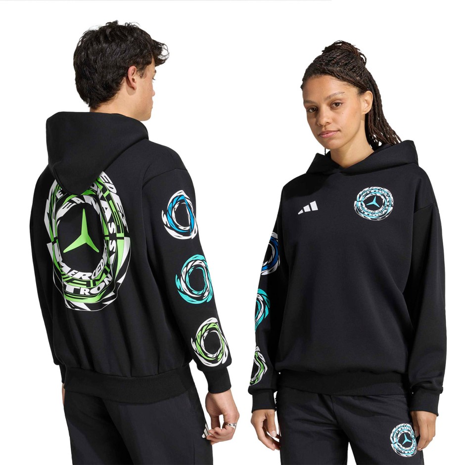 Ανδρικό Φούτερ Μαύρο - adidas Performance Mercedes-AMG Petronas Formula One Team Lights On