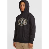 O'NEILL FRONT PRINT HOODIE 2750153-19010 Black Image 2