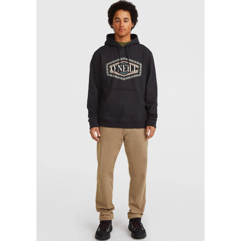 O'NEILL FRONT PRINT HOODIE 2750153-19010 Black