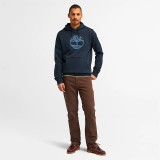 Ανδρικό Φούτερ Μπλε - Timberland Kennebec River Tree Logo Εικόνα 2