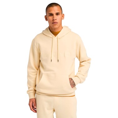 TIMBERLAND EMBROIDERY TONAL HOODIE TB0A6VFJEFL-EFL Ecru