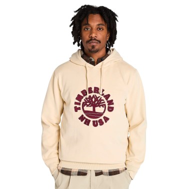 Ανδρικό Φούτερ Εκρού - Timberland Holiday Graphic