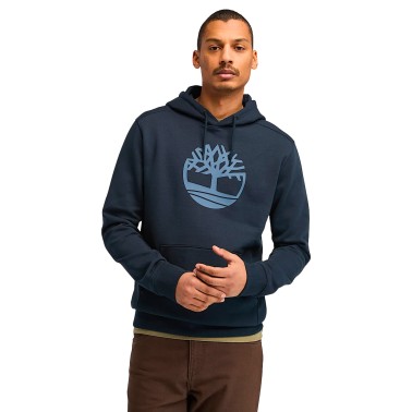 TIMBERLAND KENNEBEC RIVER TREE LOGO HOODIE TB0A2BJH433-433 Blue