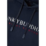 Ανδρικό Φούτερ Μπλε - Funky Buddha Εικόνα 3