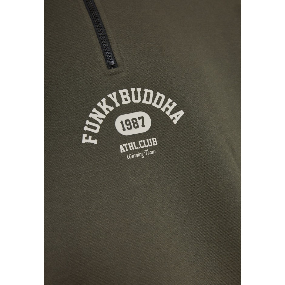 Ανδρική Μακρυμάνικη Μπλούζα Λαδί - Funky Buddha