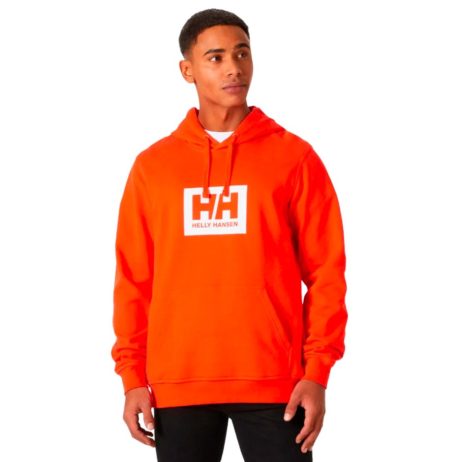 HELLY HANSEN BOX HOODIE 53289-147 Orange
