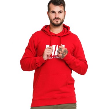 HELLY HANSEN HH LOGO HOODIE 33977-163 Κόκκινο