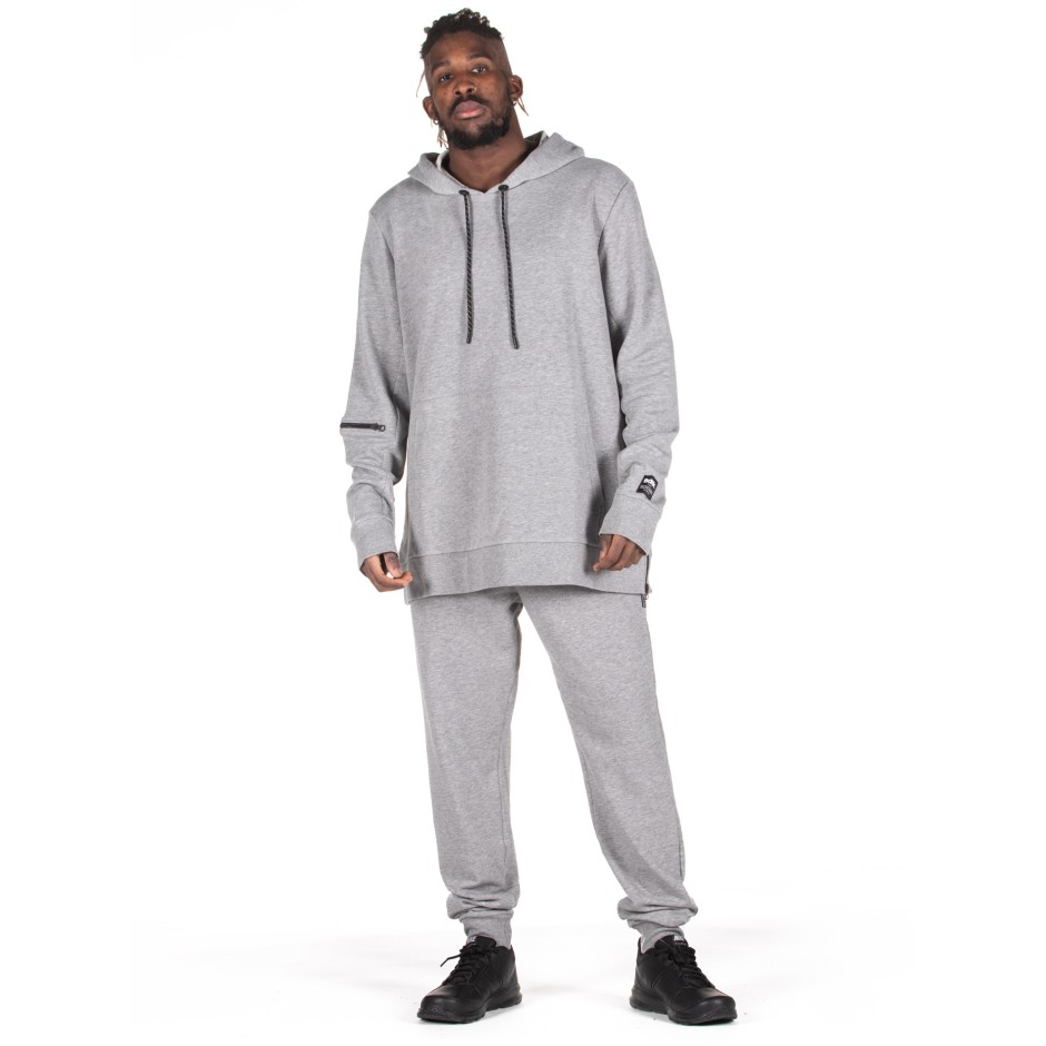 BODYTALK MEN'S LOOSE HOODIE 1192-951525-54680 ΓΚΡΙ