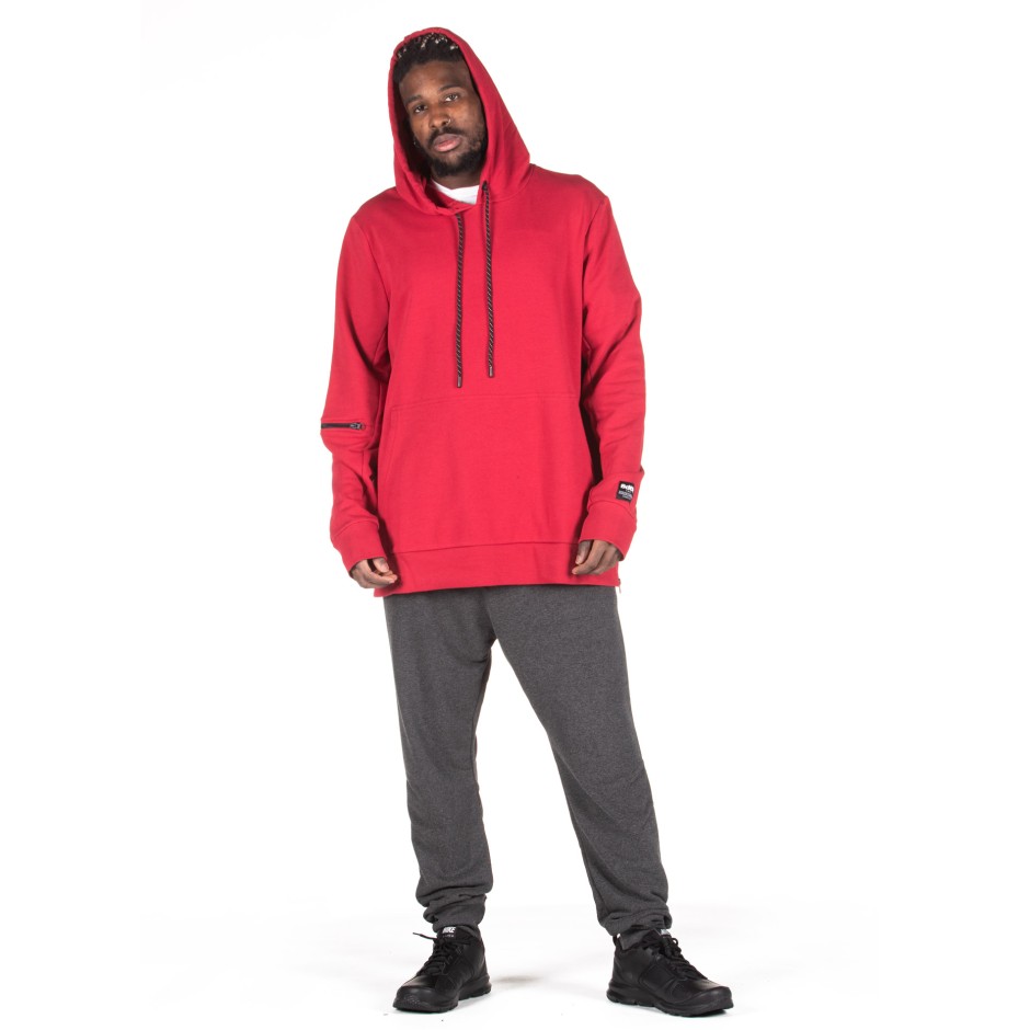 BODYTALK MEN'S LOOSE HOODIE 1192-951525-00382 Μπορντό