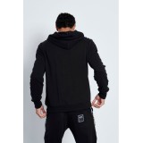 Ανδρική Μπλούζα Φούτερ BODYTALK 2FACEM M HOODIE Μαύρο 1212-954525-00100  Εικόνα 0