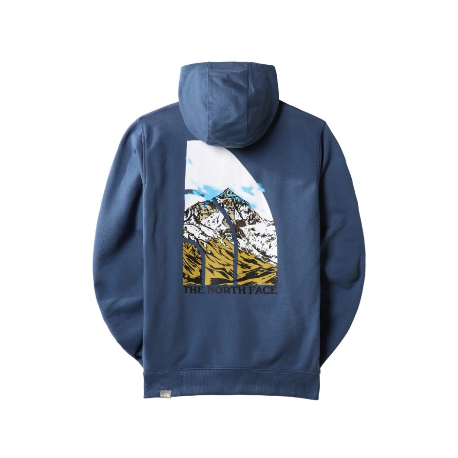 THE NORTH FACE M SEASONAL GRAPHIC HOODIE NF0A7X1PHDC-HDC Blue