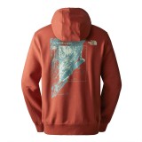 THE NORTH FACE MEN’S OUTDOOR GRAPHIC HOODIE NF0A8522UBC-UBC Brown Image 2