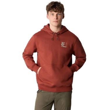 THE NORTH FACE MEN’S OUTDOOR GRAPHIC HOODIE NF0A8522UBC-UBC Brown