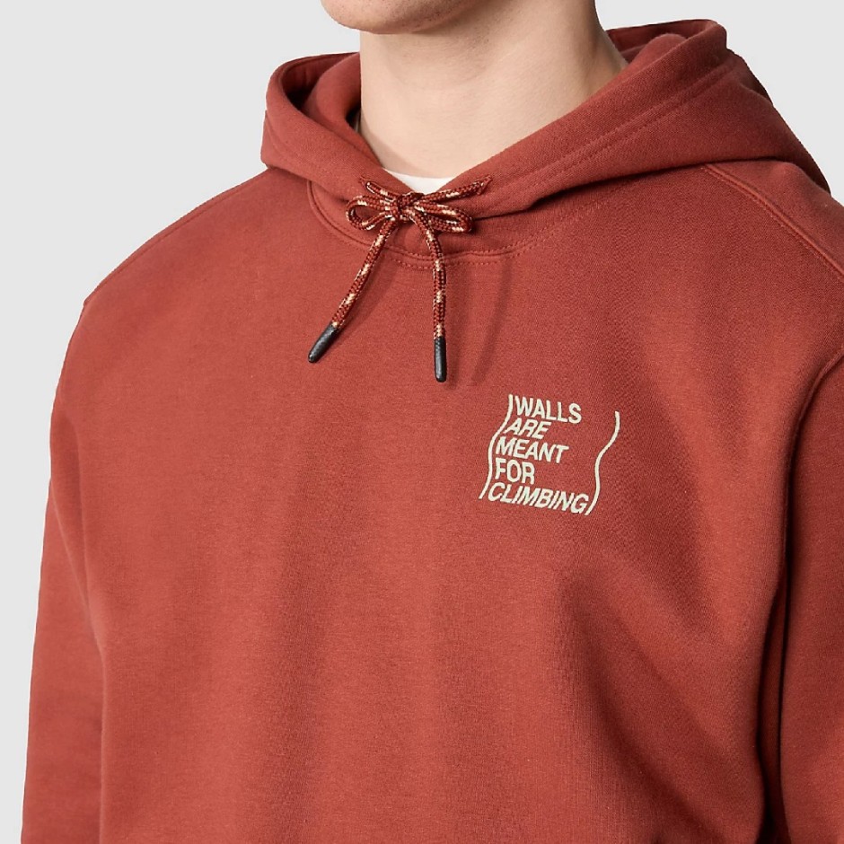 THE NORTH FACE MEN’S OUTDOOR GRAPHIC HOODIE NF0A8522UBC-UBC Brown