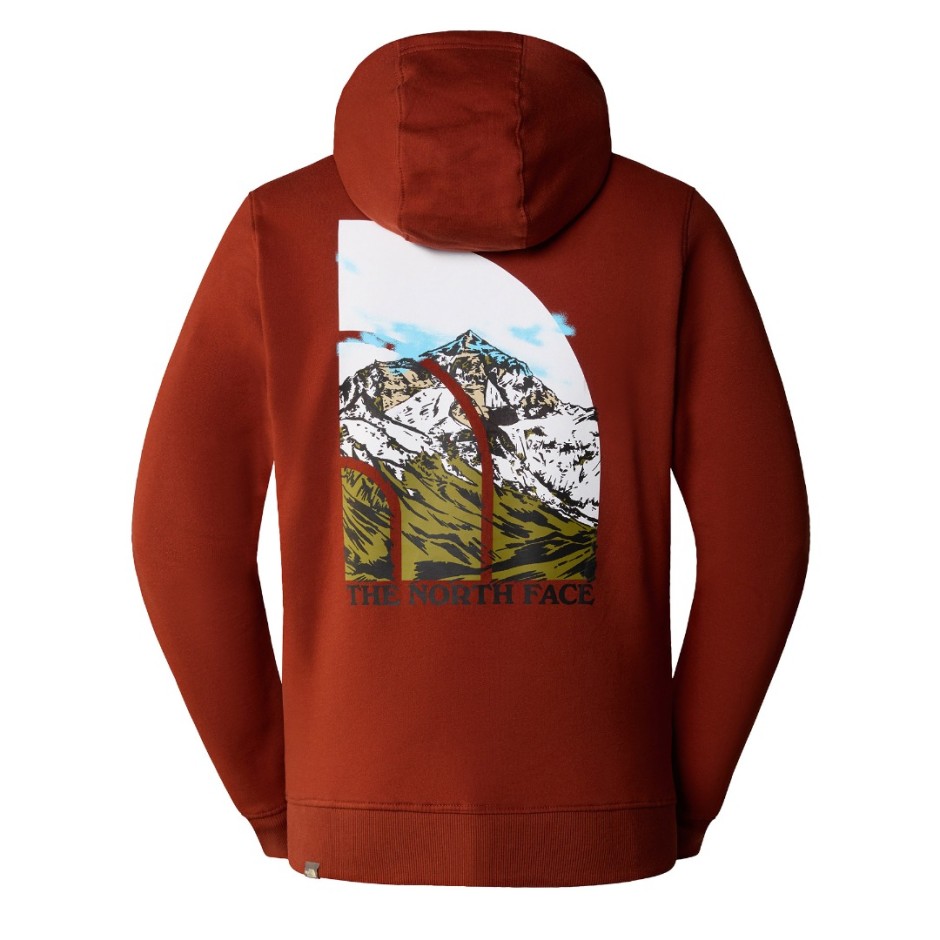 THE NORTH FACE SEASONAL GRAPHIC HOODIE NF0A7X1PUBC-UBC Mustard