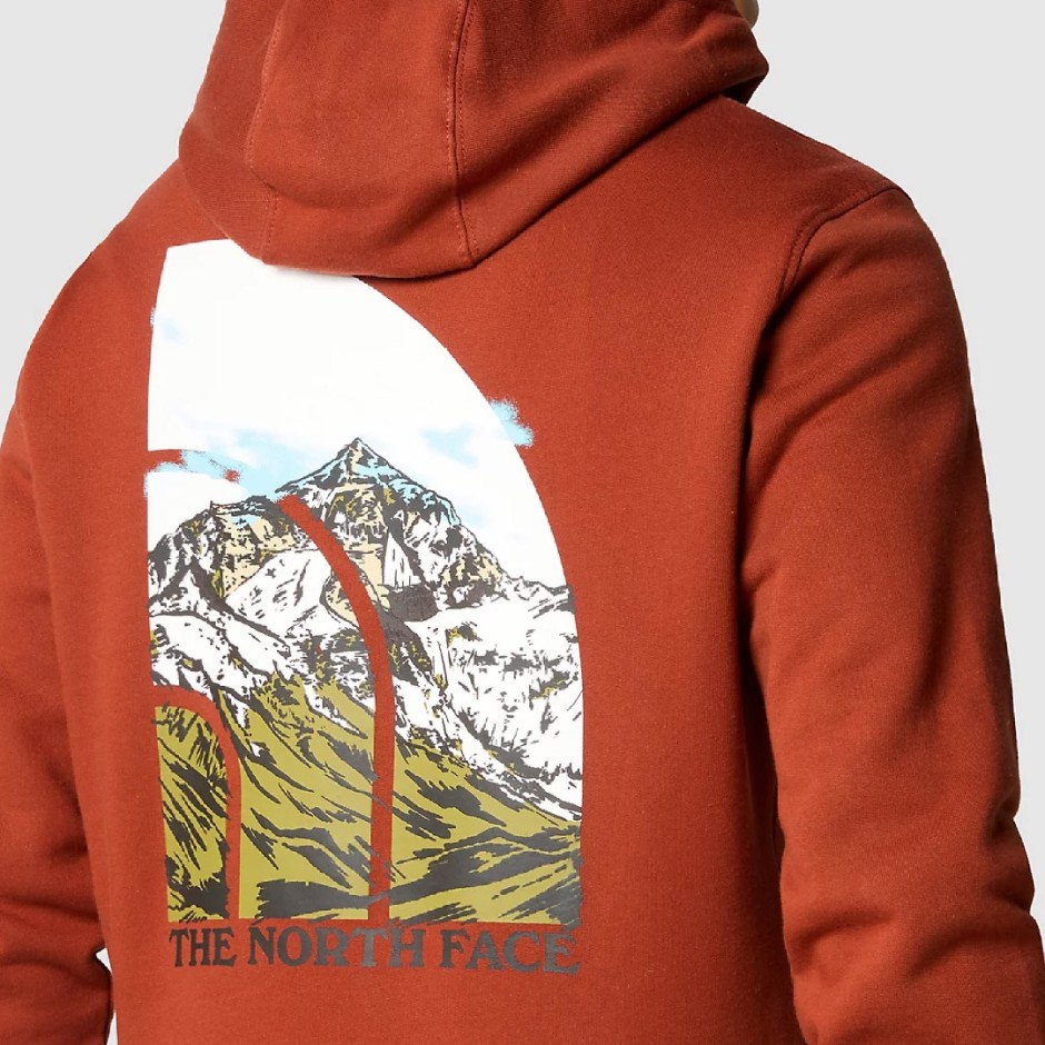 THE NORTH FACE SEASONAL GRAPHIC HOODIE NF0A7X1PUBC-UBC Mustard