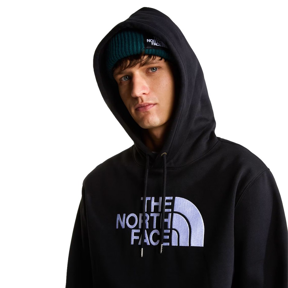 Men's Hoodie Black - The North Face TNF Essential Drew Peak Regular
