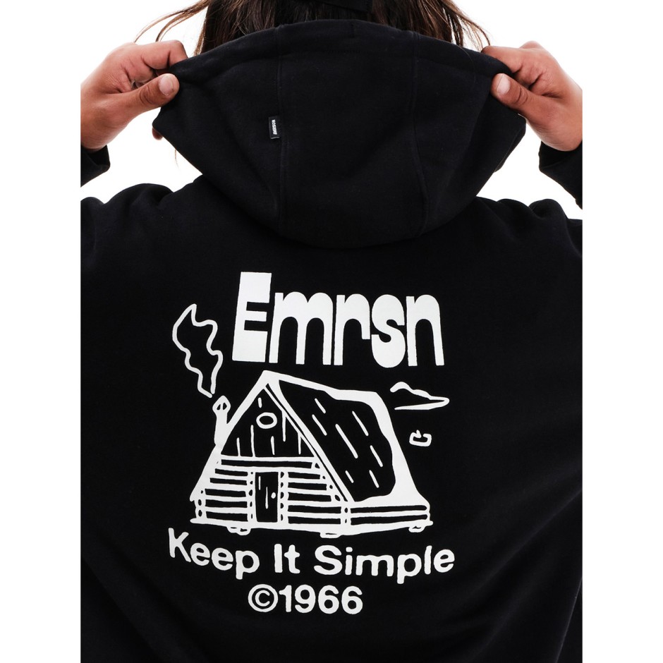 Ανδρικό Φούτερ Μαύρο - EMERSON Cabin