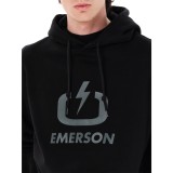 Ανδρικό Φούτερ Μαύρο - EMERSON Classic Logo Εικόνα 4