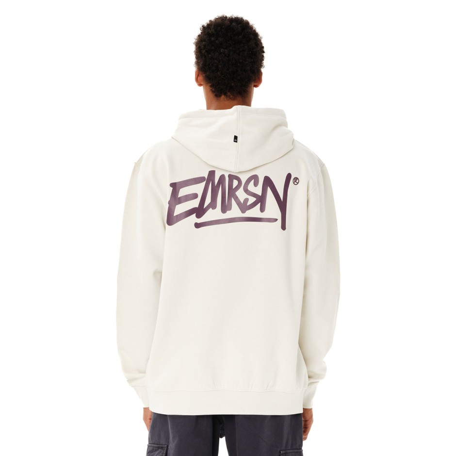 Ανδρικό Φούτερ Εκρού - EMERSON Tag Logo
