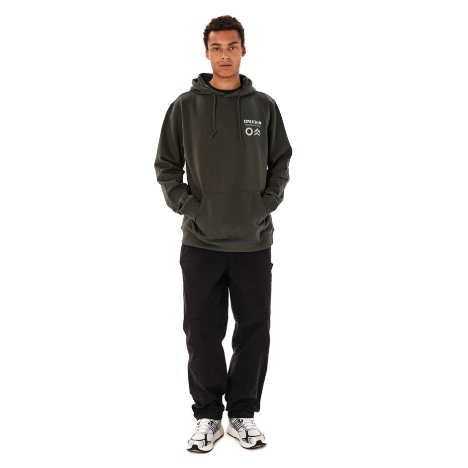 Men's Hoodie Κhaki - EMERSON 'Conscious Living'