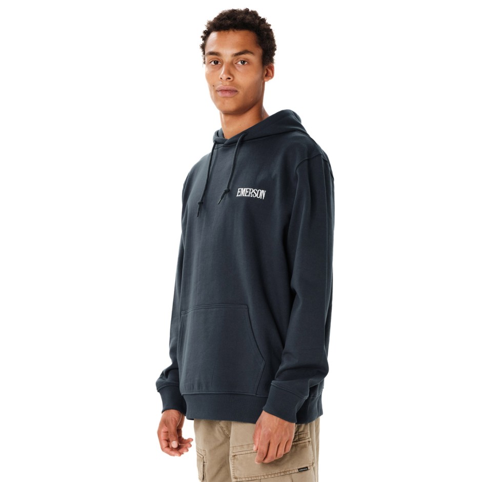 EMERSON MEN'S PULLOVER HOODIE 262.EM20.30-TEAL BLUE Petrol