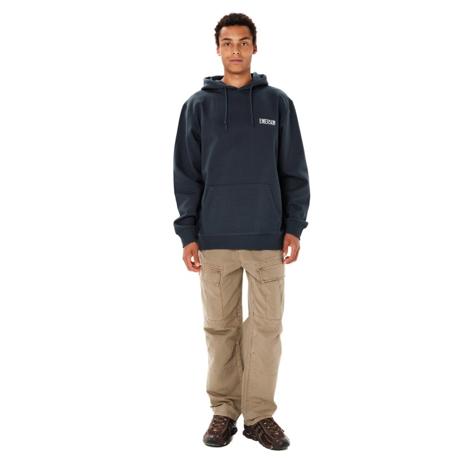 EMERSON MEN'S PULLOVER HOODIE 262.EM20.30-TEAL BLUE Petrol