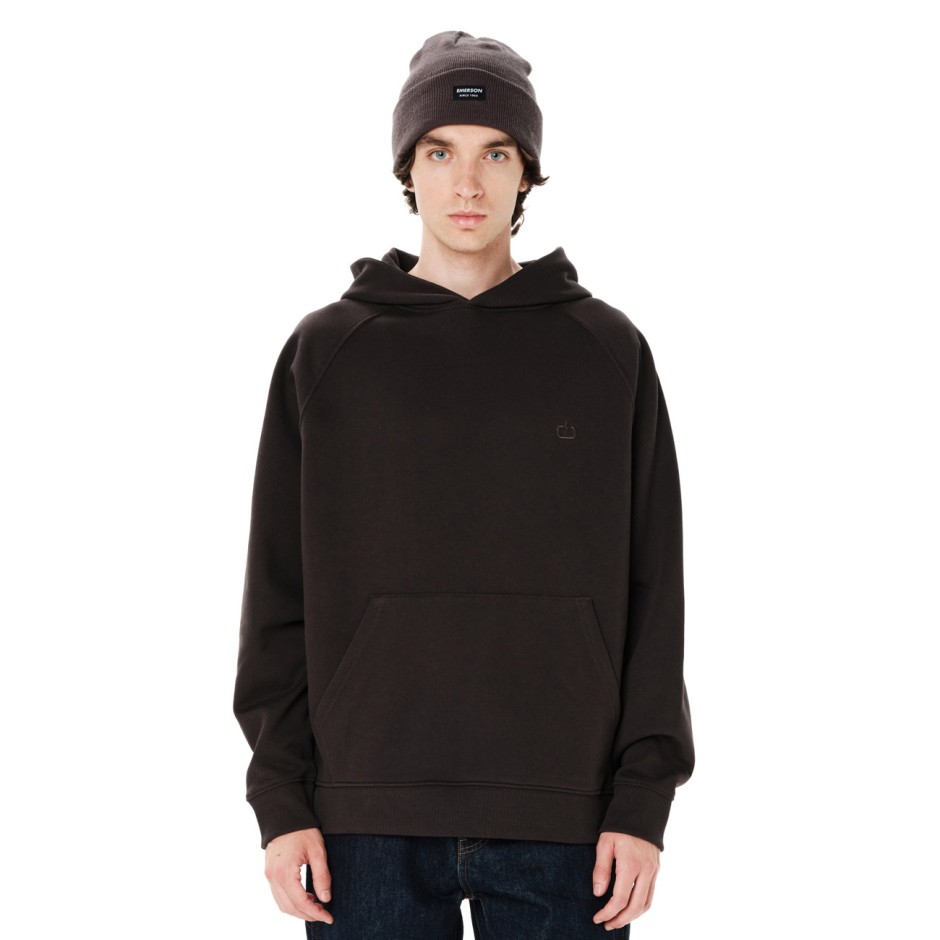 EMERSON MEN'S PULLOVER HOODIE 262.EM20.51-COFFEE BROWN Brown