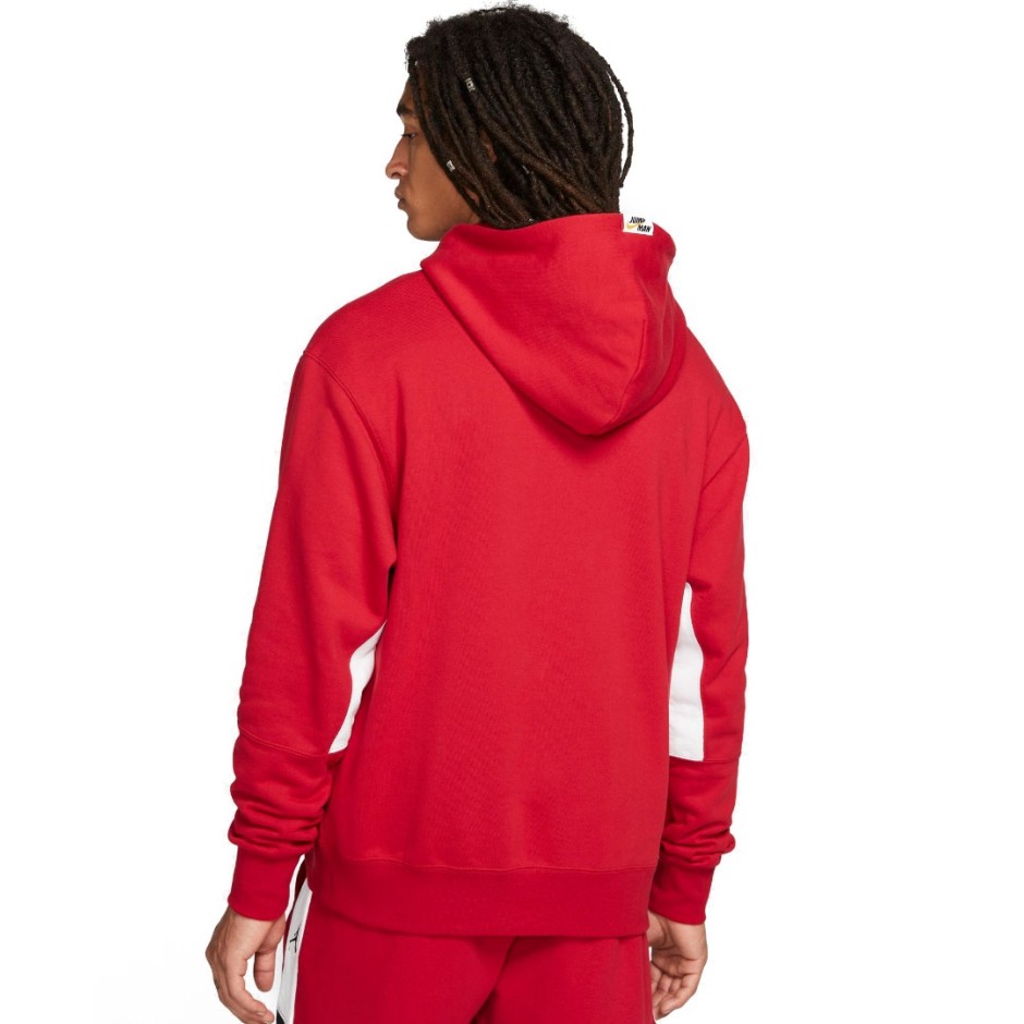 JORDAN M J JMPMN FLC PO HOODIE DA7192-657 Κόκκινο