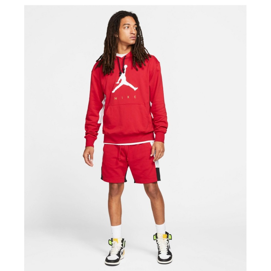 JORDAN M J JMPMN FLC PO HOODIE DA7192-657 Κόκκινο